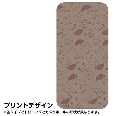 『銀魂』定春&エリザベス 総柄 強化ガラスiPhoneケース【202405再販】